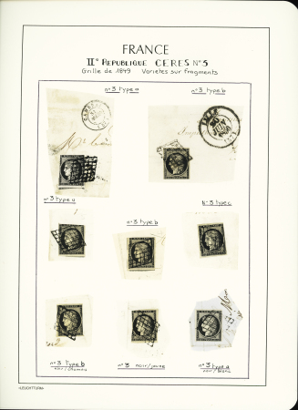 1849-1878, Collection de France très bien présentée
