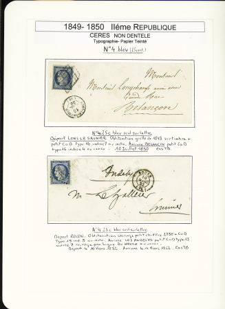 1849-1878, Collection de France très bien présentée