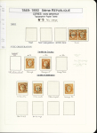 1849-1878, Collection de France très bien présentée