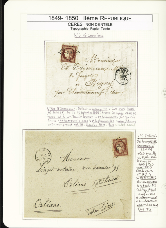 1849-1878, Collection de France très bien présentée