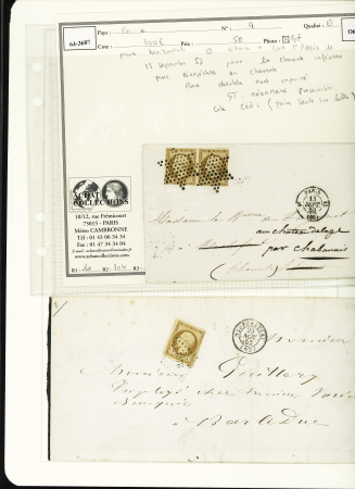 1849-1878, Collection de France très bien présentée