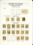 1849-1878, Collection de France très bien présentée
