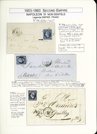 1849-1878, Collection de France très bien présentée