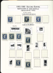 1849-1878, Collection de France très bien présentée