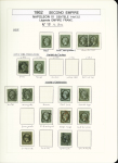 1849-1878, Collection de France très bien présentée