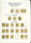 1849-1878, Collection de France très bien présentée
