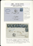 1849-1878, Collection de France très bien présentée
