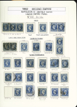 1849-1878, Collection de France très bien présentée