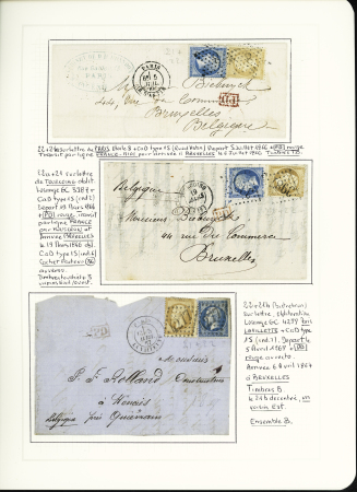 1849-1878, Collection de France très bien présentée