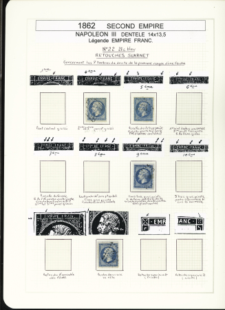 1849-1878, Collection de France très bien présentée