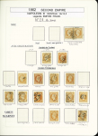 1849-1878, Collection de France très bien présentée