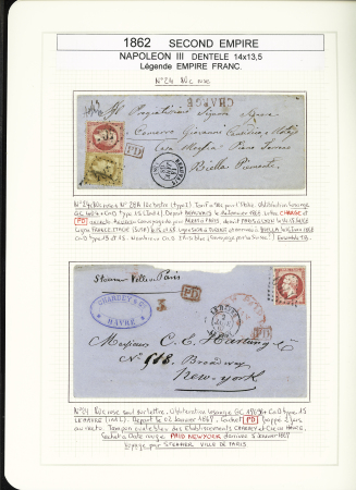 1849-1878, Collection de France très bien présentée