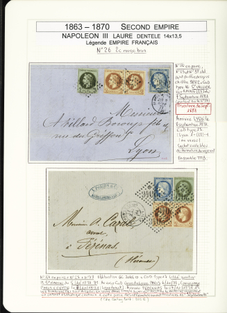 1849-1878, Collection de France très bien présentée