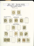 1849-1878, Collection de France très bien présentée