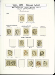 1849-1878, Collection de France très bien présentée