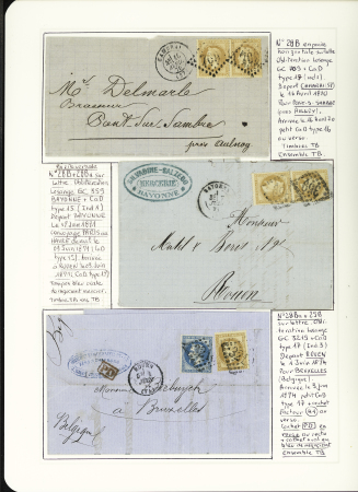 1849-1878, Collection de France très bien présentée