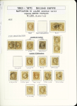 1849-1878, Collection de France très bien présentée
