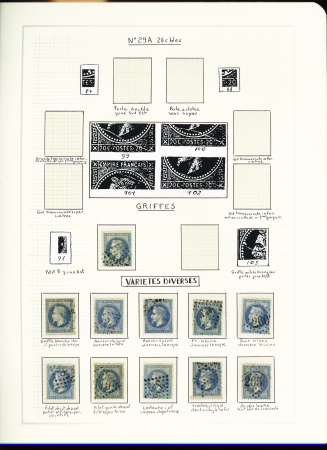 1849-1878, Collection de France très bien présentée