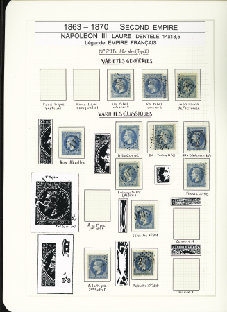 1849-1878, Collection de France très bien présentée