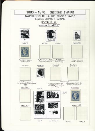1849-1878, Collection de France très bien présentée