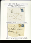 1849-1878, Collection de France très bien présentée