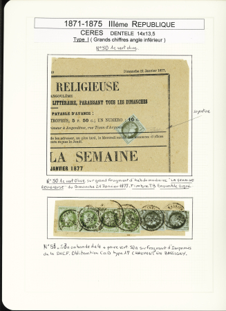 1849-1878, Collection de France très bien présentée