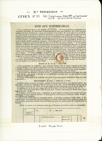 1849-1878, Collection de France très bien présentée