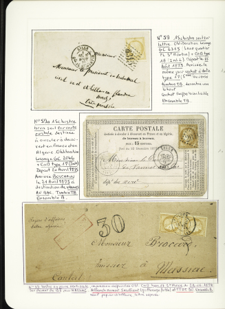 1849-1878, Collection de France très bien présentée
