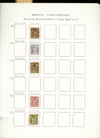1849-1878, Collection de France très bien présentée