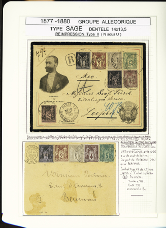 1849-1878, Collection de France très bien présentée