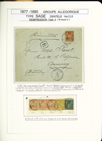 1849-1878, Collection de France très bien présentée