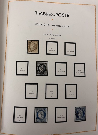 1900-1976, Collection de France en 5 albums MOC en