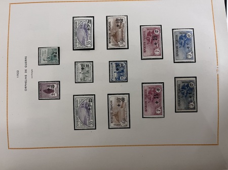 1900-1976, Collection de France en 5 albums MOC en