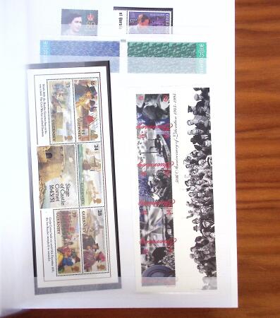 1841-1994, Collection de timbres neufs anglais, un