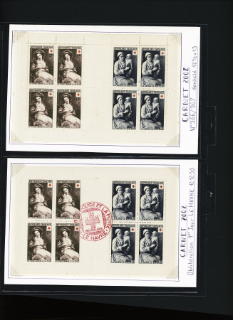 1914-2000, Collection Croix-Rouge en 3 classeurs, ave