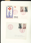 1914-2000, Collection Croix-Rouge en 3 classeurs, ave