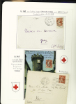 1914-2000, Collection Croix-Rouge en 3 classeurs, ave