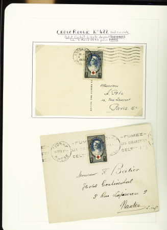 1914-2000, Collection Croix-Rouge en 3 classeurs, ave