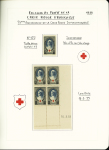 1914-2000, Collection Croix-Rouge en 3 classeurs, ave