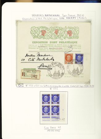 1914-2000, Collection Croix-Rouge en 3 classeurs, ave