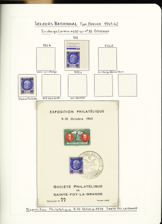 1914-2000, Collection Croix-Rouge en 3 classeurs, ave