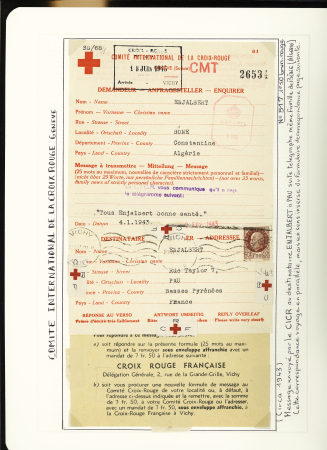1914-2000, Collection Croix-Rouge en 3 classeurs, ave