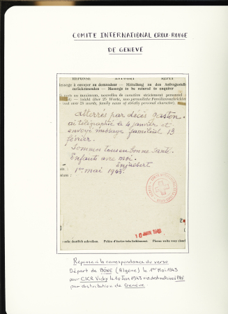 1914-2000, Collection Croix-Rouge en 3 classeurs, ave