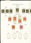 1900-1959, Collection de France en 3 classeurs, avec