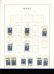 1900-1959, Collection de France en 3 classeurs, avec