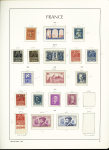 1900-1959, Collection de France en 3 classeurs, avec