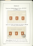 1900-1959, Collection de France en 3 classeurs, avec