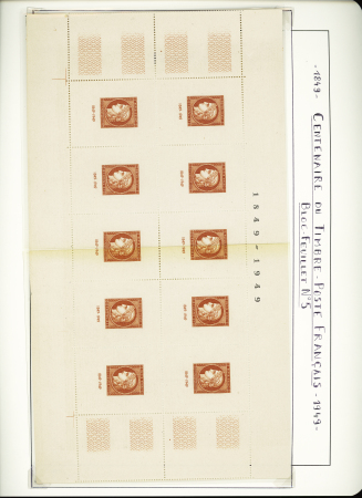 1900-1959, Collection de France en 3 classeurs, avec