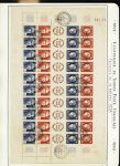 1900-1959, Collection de France en 3 classeurs, avec