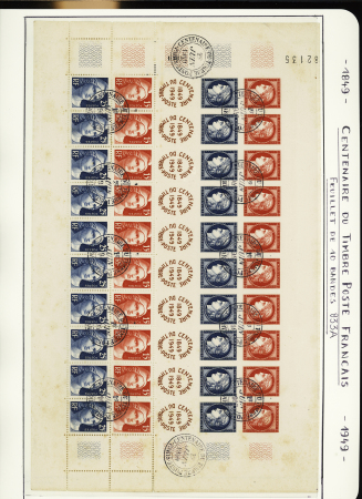 1900-1959, Collection de France en 3 classeurs, avec